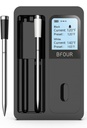 BFOUR/Jinutus Bluetooth Meat Thermometer Wireless: Black