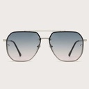 Men Top Bar Fashion Glasses - Multicolor