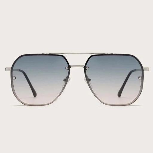 Men Top Bar Fashion Glasses - Multicolor