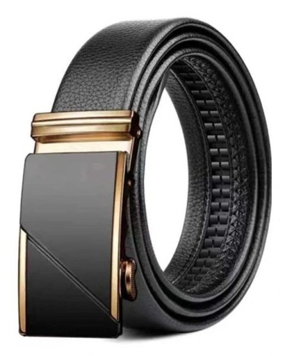 Men Automatic Buckle Belt - Black/ size 38-40