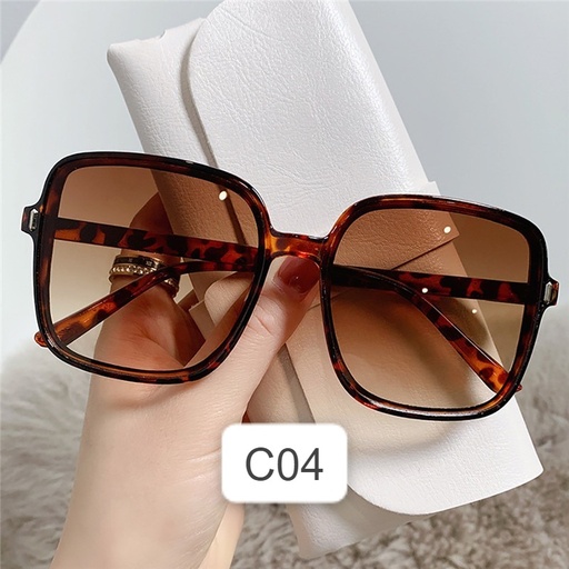 Sunglasses for Women Square: C04, dark brown/brown